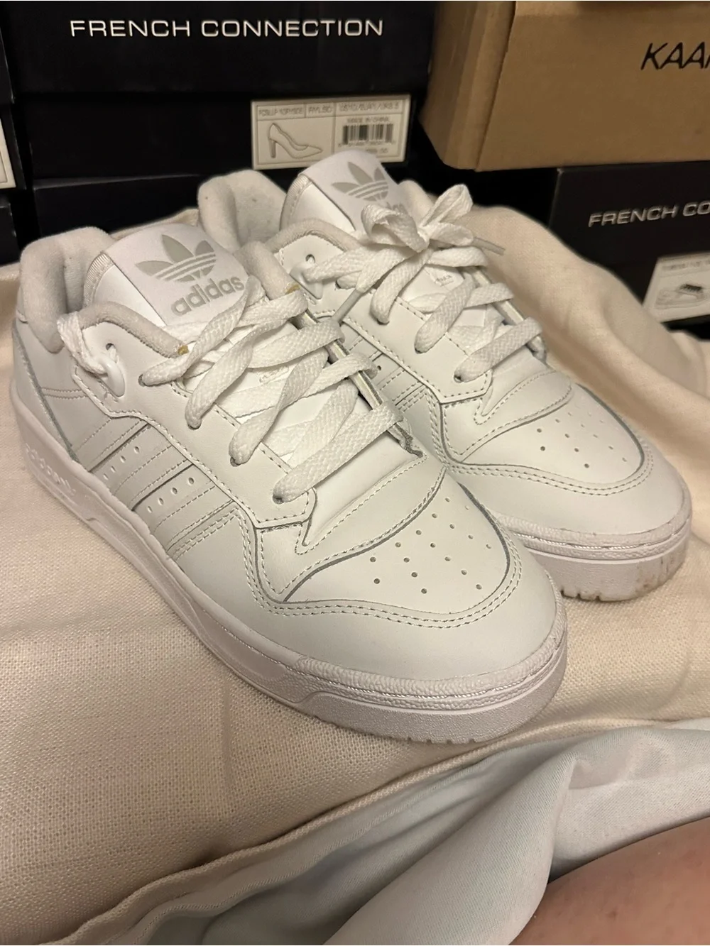 adidas Rivalry Low Cloud White Back to School